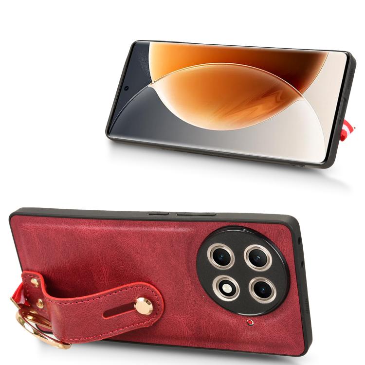 For Tecno Camon 30S / 30S Pro Wristband Leather Back Phone Case