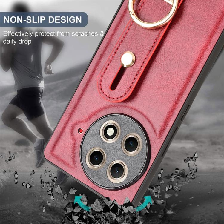 For Tecno Camon 30S / 30S Pro Wristband Leather Back Phone Case