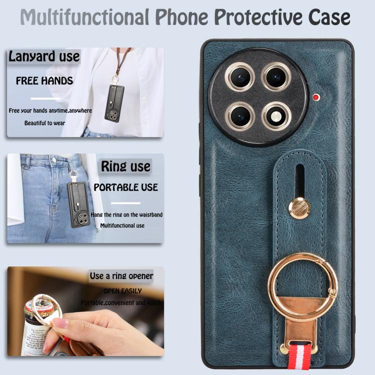 For Tecno Camon 30S / 30S Pro Wristband Leather Back Phone Case