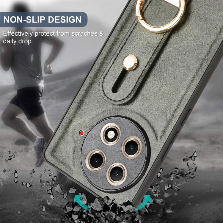For Tecno Camon 30S / 30S Pro Wristband Leather Back Phone Case
