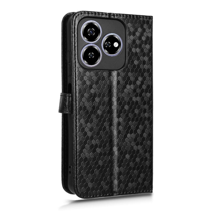 For ZTE Axon 60 4G Honeycomb Dot Texture Leather Phone Case