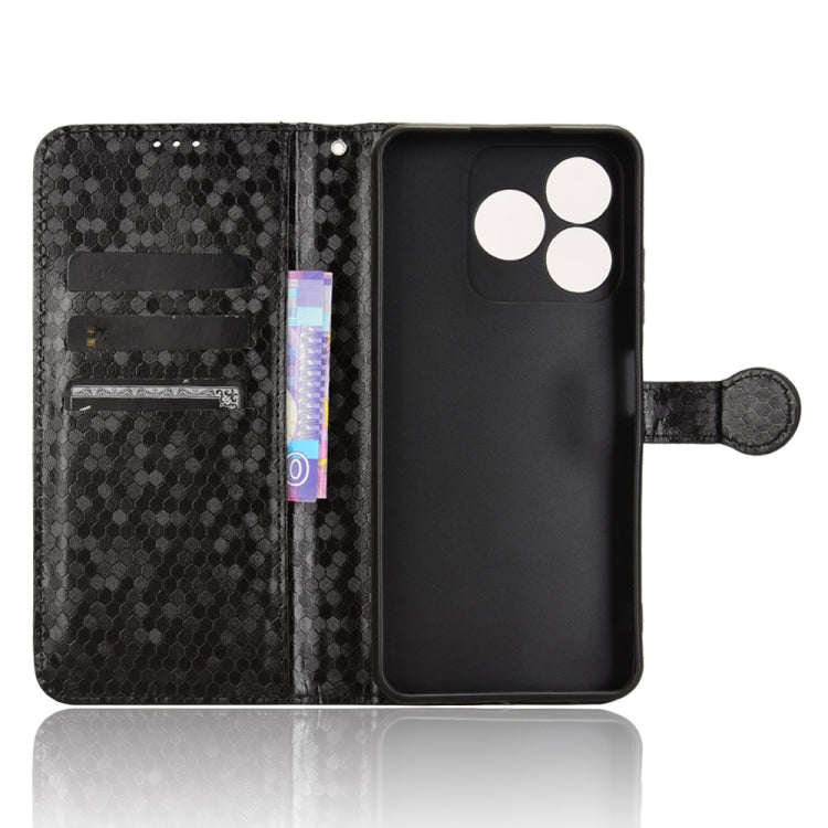 For ZTE Axon 60 4G Honeycomb Dot Texture Leather Phone Case