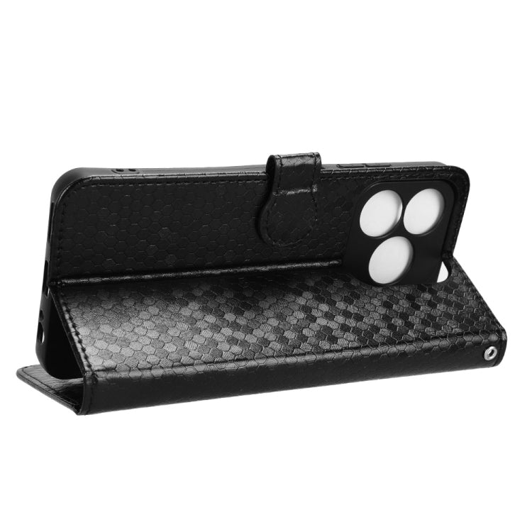 For ZTE Axon 60 4G Honeycomb Dot Texture Leather Phone Case