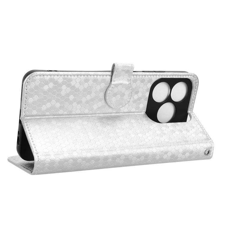 For ZTE Axon 60 4G Honeycomb Dot Texture Leather Phone Case