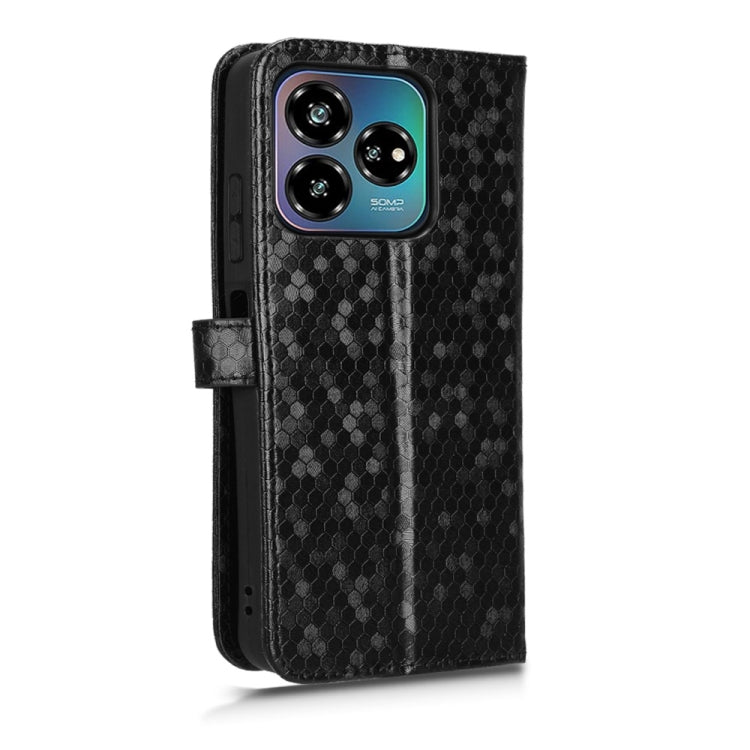 For ZTE Axon 60 Lite / Blade V60 Vita Honeycomb Dot Texture Leather Phone Case