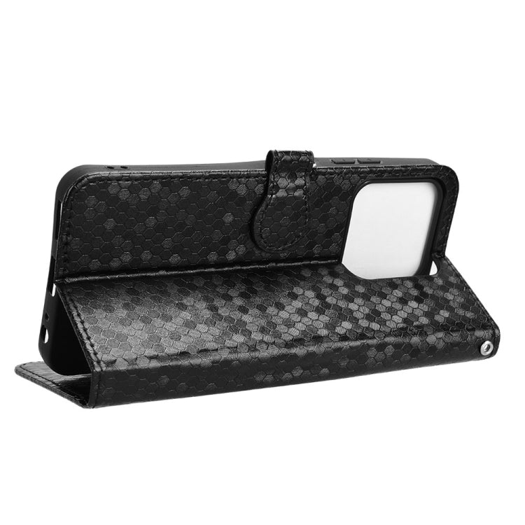 For ZTE Axon 60 Lite / Blade V60 Vita Honeycomb Dot Texture Leather Phone Case