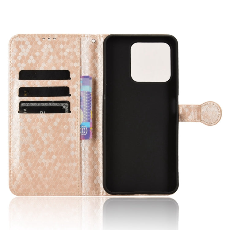 For ZTE Axon 60 Lite / Blade V60 Vita Honeycomb Dot Texture Leather Phone Case