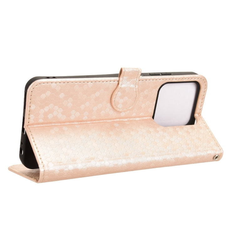 For ZTE Axon 60 Lite / Blade V60 Vita Honeycomb Dot Texture Leather Phone Case