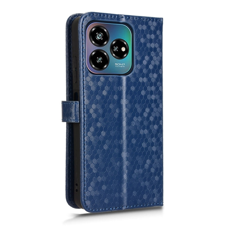 For ZTE Axon 60 Lite / Blade V60 Vita Honeycomb Dot Texture Leather Phone Case