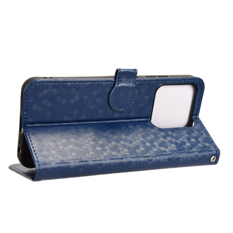 For ZTE Axon 60 Lite / Blade V60 Vita Honeycomb Dot Texture Leather Phone Case