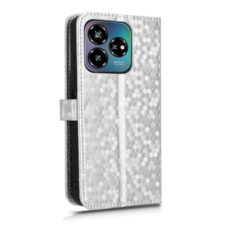 For ZTE Axon 60 Lite / Blade V60 Vita Honeycomb Dot Texture Leather Phone Case