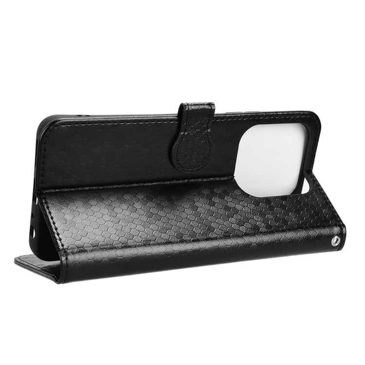 For ZTE Blade A75 Honeycomb Dot Texture Leather Phone Case