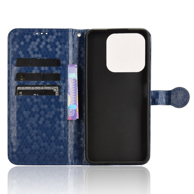 For ZTE Blade A75 Honeycomb Dot Texture Leather Phone Case