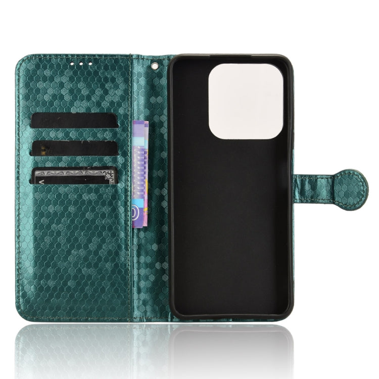 For ZTE Blade A75 Honeycomb Dot Texture Leather Phone Case