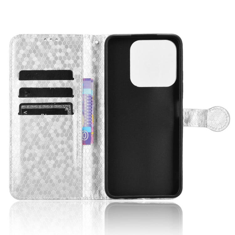 For ZTE Blade A75 Honeycomb Dot Texture Leather Phone Case