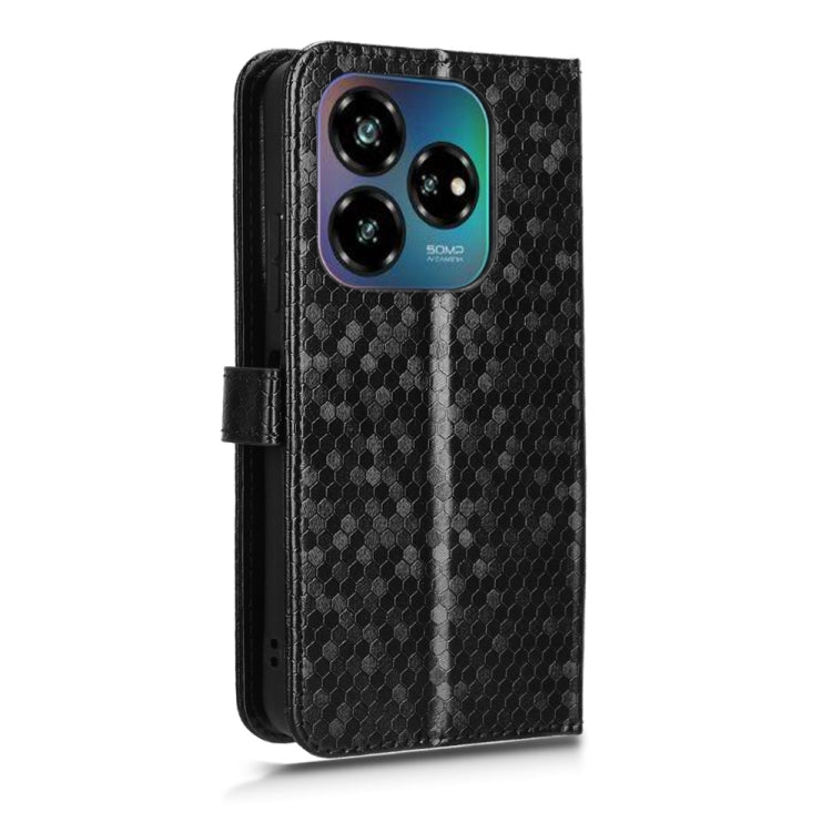 For ZTE nubia Blade V60 Design Honeycomb Dot Texture Leather Phone Case