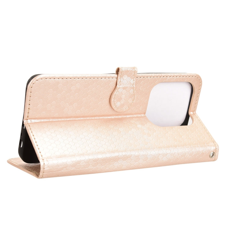For ZTE nubia Blade V60 Design Honeycomb Dot Texture Leather Phone Case