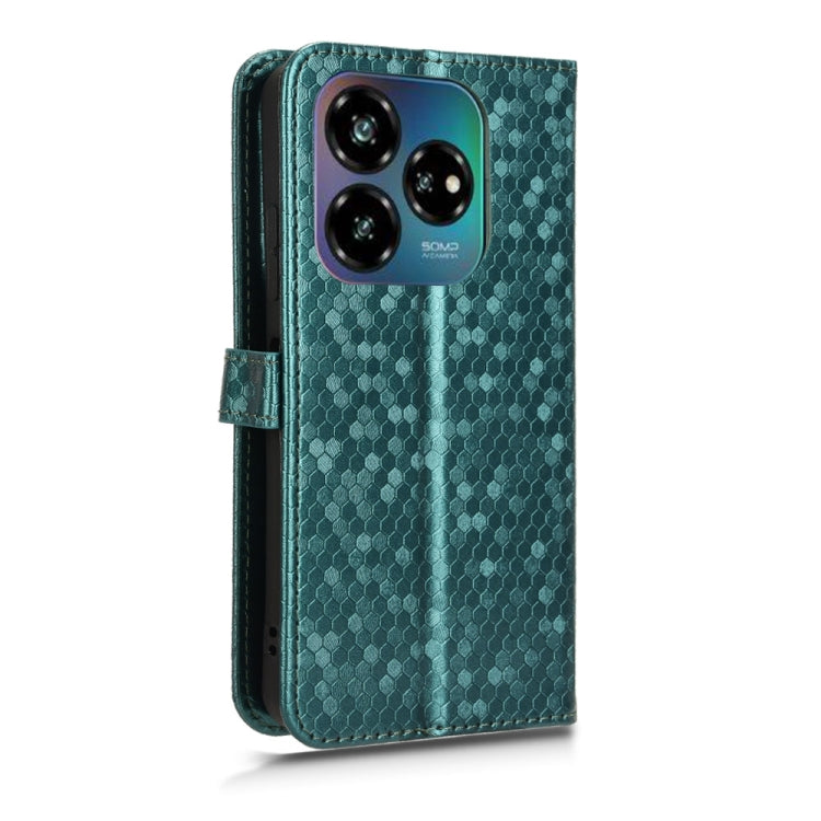 For ZTE nubia Blade V60 Design Honeycomb Dot Texture Leather Phone Case