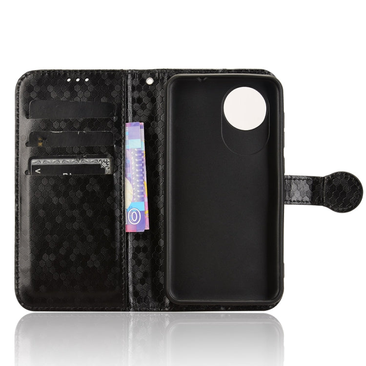 For ZTE Blade A35 Lite / A35 Core Honeycomb Dot Texture Leather Phone Case