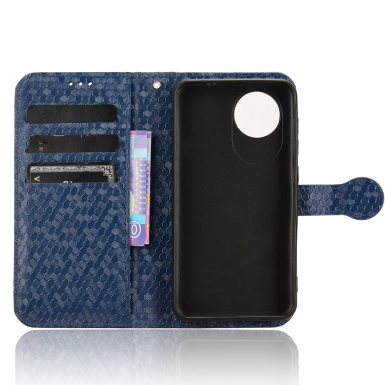 For ZTE Blade A35 Lite / A35 Core Honeycomb Dot Texture Leather Phone Case