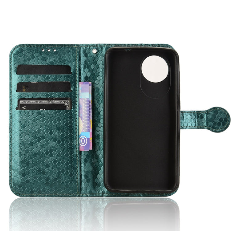 For ZTE Blade A35 Lite / A35 Core Honeycomb Dot Texture Leather Phone Case