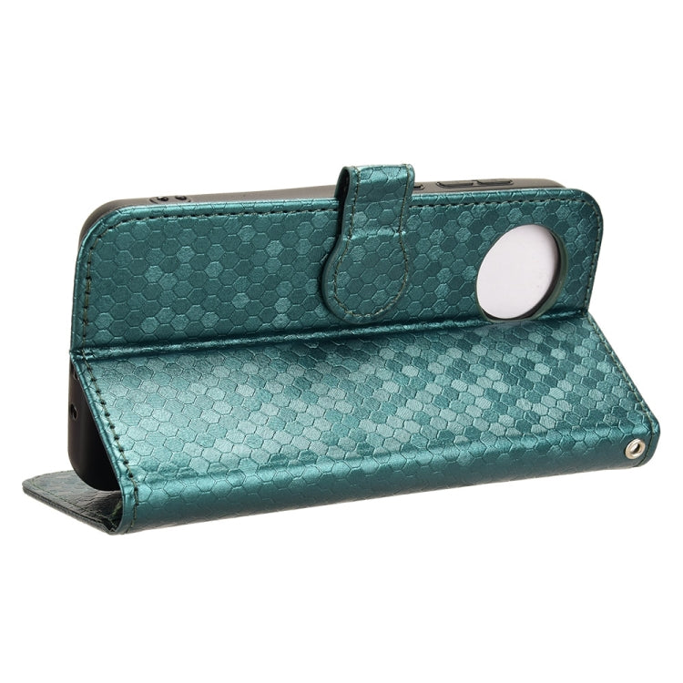 For ZTE Blade A35 Lite / A35 Core Honeycomb Dot Texture Leather Phone Case