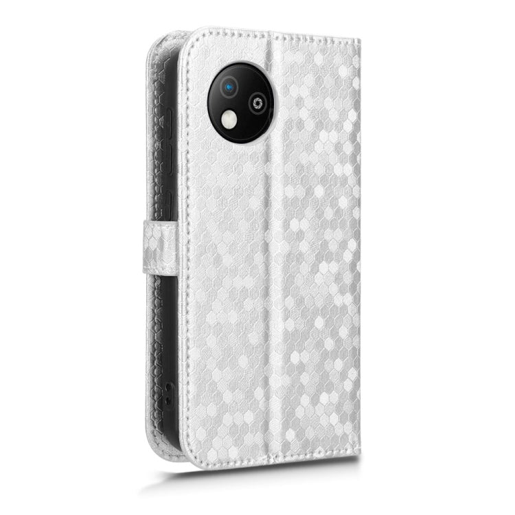 For ZTE Blade A35 Lite / A35 Core Honeycomb Dot Texture Leather Phone Case