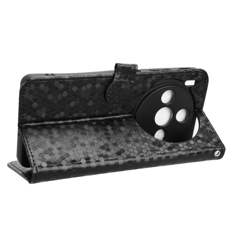 For ZTE nubia Z60S Pro Honeycomb Dot Texture Leather Phone Case