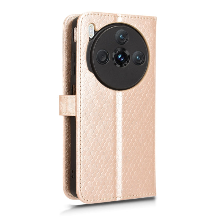 For ZTE nubia Z60S Pro Honeycomb Dot Texture Leather Phone Case