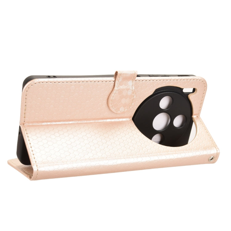 For ZTE nubia Z60S Pro Honeycomb Dot Texture Leather Phone Case