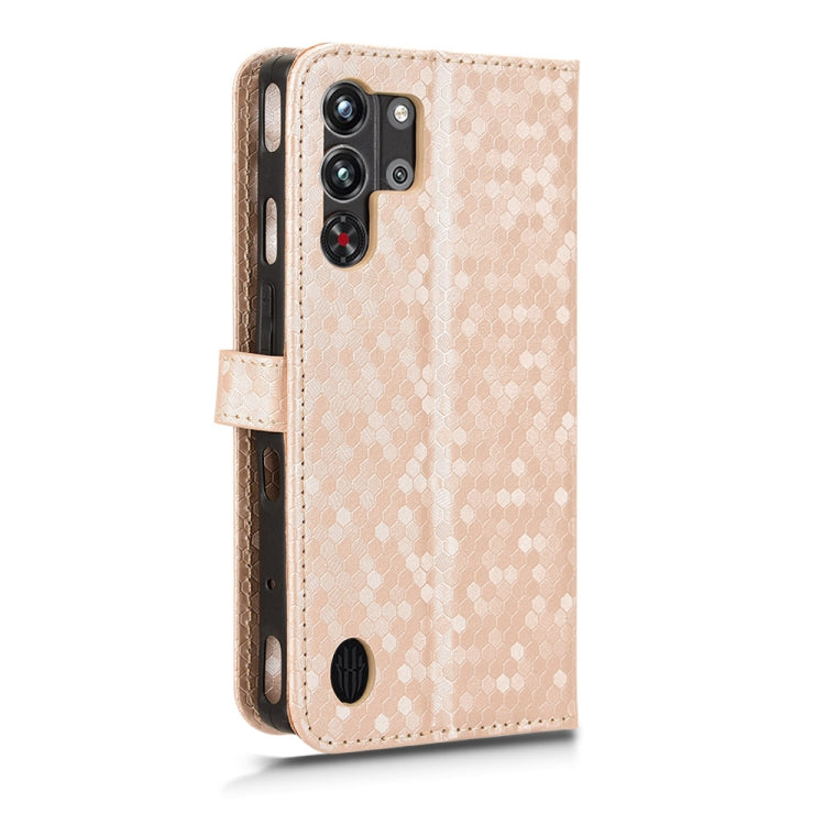 For ZTE nubia Red Magic 10 Pro Honeycomb Dot Texture Leather Phone Case