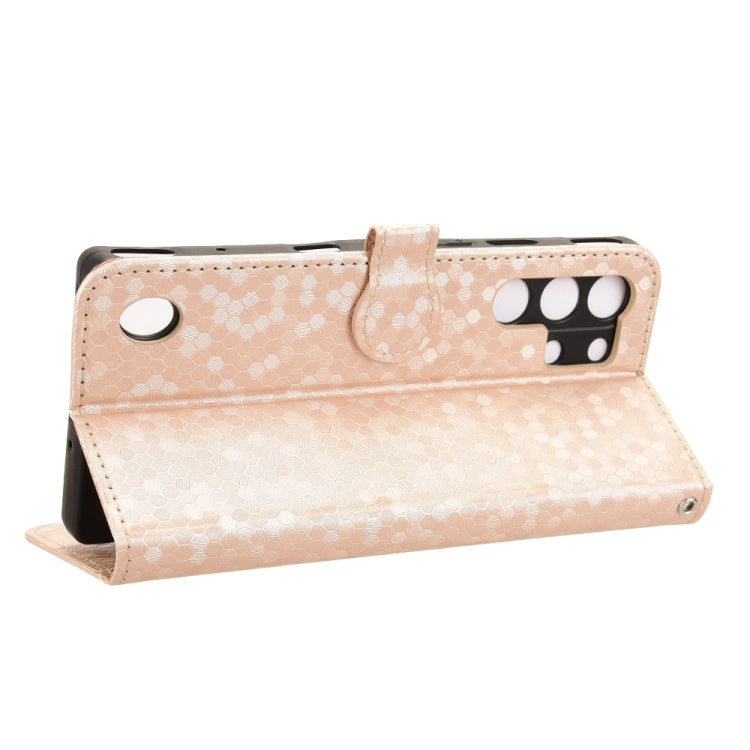 For ZTE nubia Red Magic 10 Pro Honeycomb Dot Texture Leather Phone Case