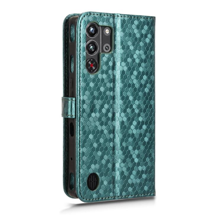 For ZTE nubia Red Magic 10 Pro Honeycomb Dot Texture Leather Phone Case