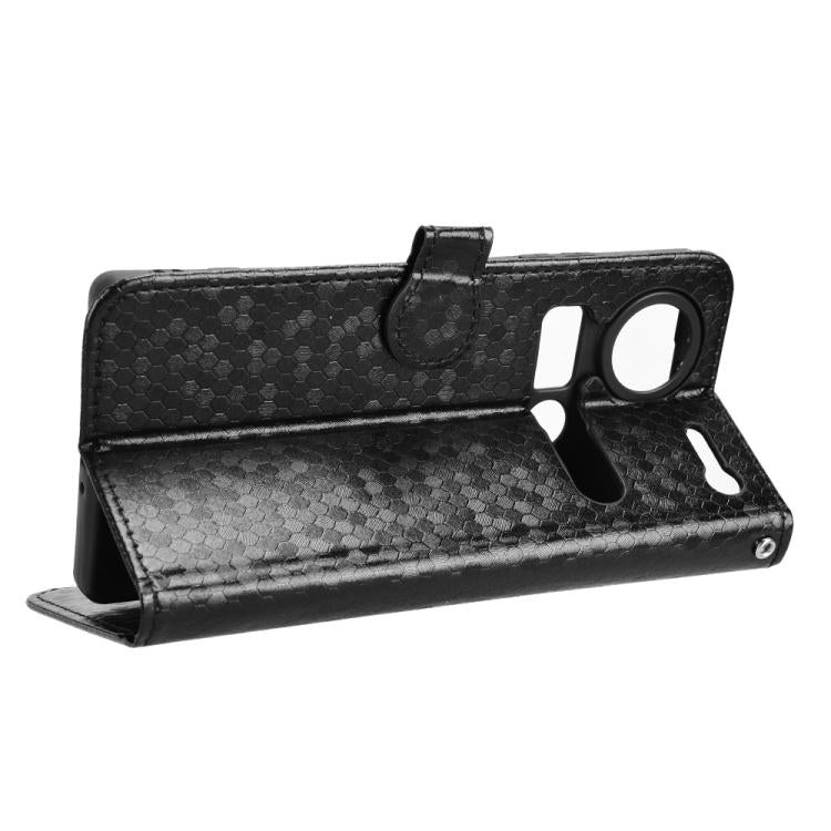 For ZTE nubia Z70 Ultra Honeycomb Dot Texture Leather Phone Case