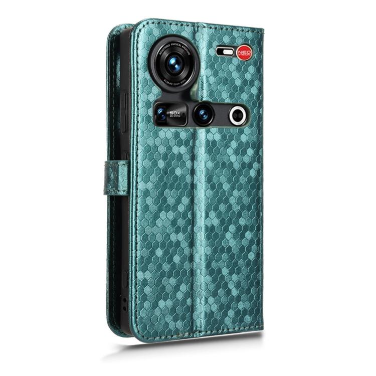 For ZTE nubia Z70 Ultra Honeycomb Dot Texture Leather Phone Case