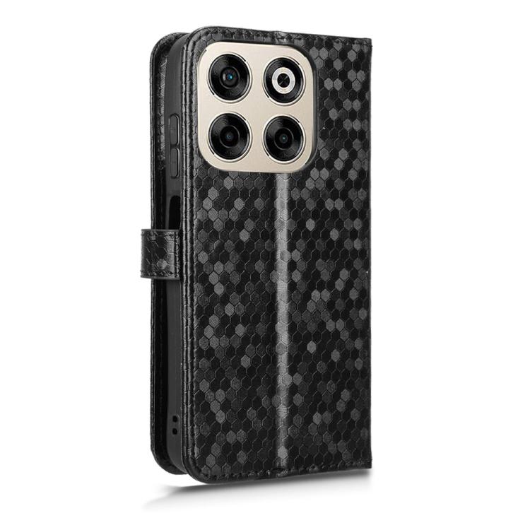 For ZTE Blade V70 Honeycomb Dot Texture Leather Phone Case