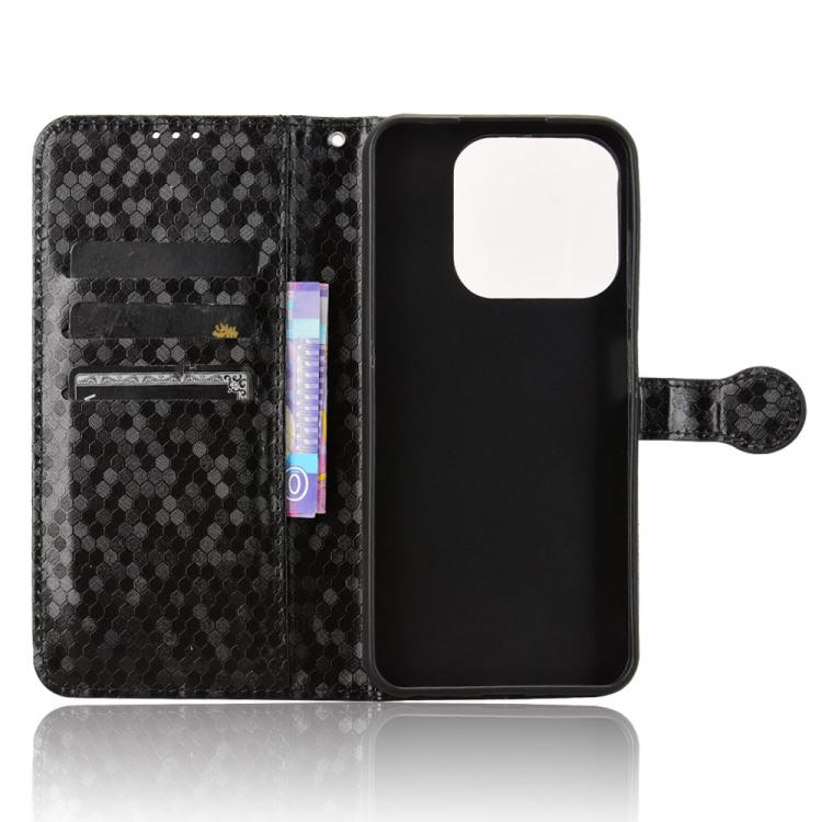 For ZTE Blade V70 Honeycomb Dot Texture Leather Phone Case