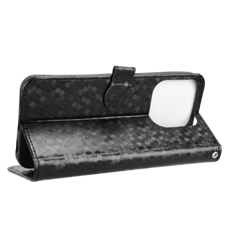 For ZTE Blade V70 Honeycomb Dot Texture Leather Phone Case