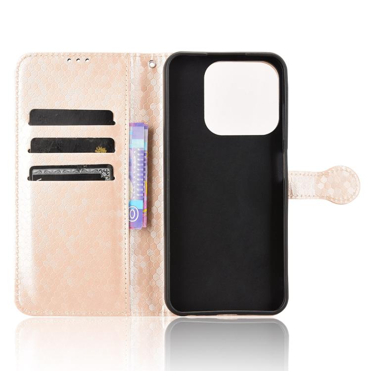 For ZTE Blade V70 Honeycomb Dot Texture Leather Phone Case