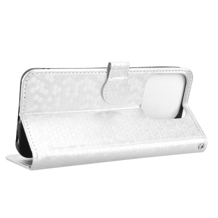 For ZTE Blade V70 Honeycomb Dot Texture Leather Phone Case