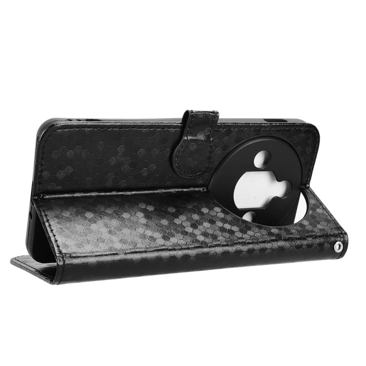 For ZTE Nubia Focus Pro 5G Honeycomb Dot Texture Leather Phone Case