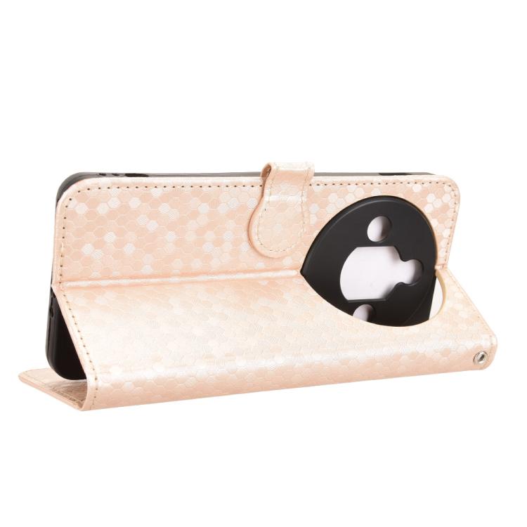 For ZTE Nubia Focus Pro 5G Honeycomb Dot Texture Leather Phone Case