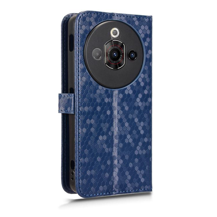 For ZTE Nubia Focus Pro 5G Honeycomb Dot Texture Leather Phone Case