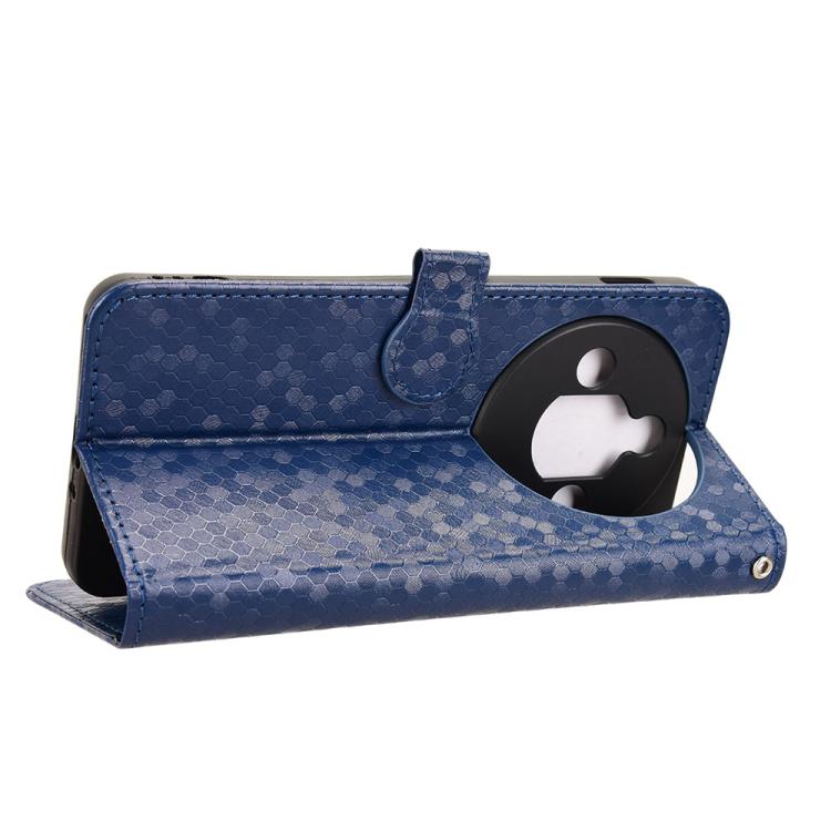 For ZTE Nubia Focus Pro 5G Honeycomb Dot Texture Leather Phone Case