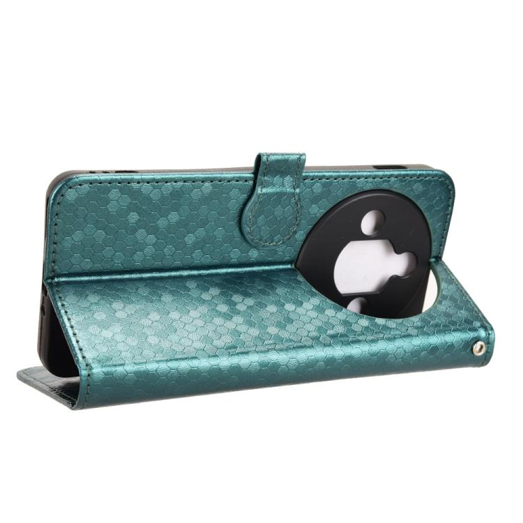 For ZTE Nubia Focus Pro 5G Honeycomb Dot Texture Leather Phone Case