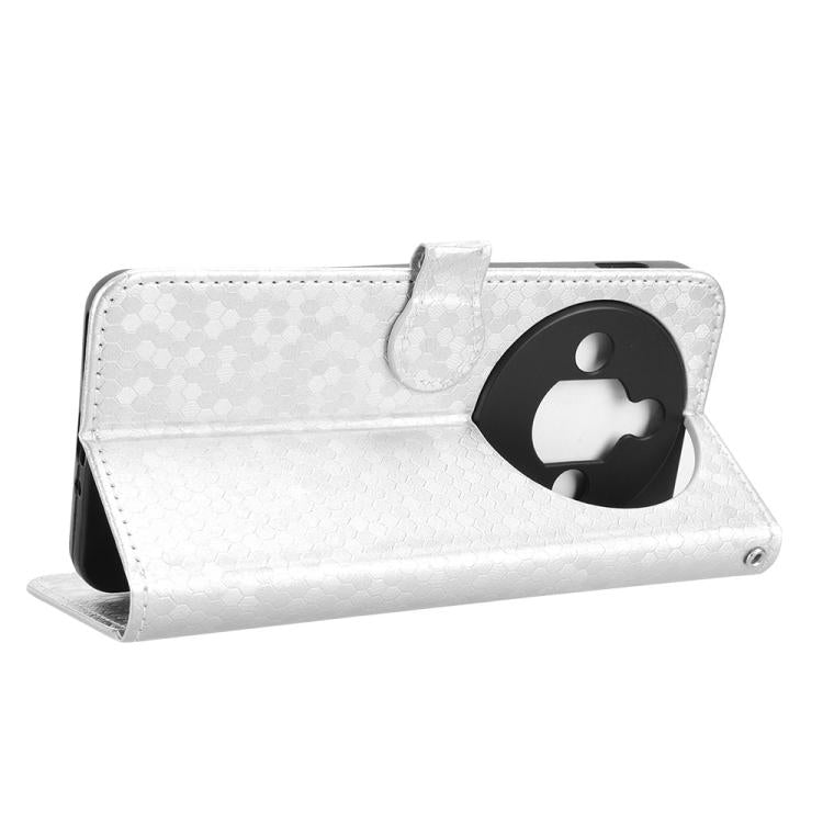 For ZTE Nubia Focus Pro 5G Honeycomb Dot Texture Leather Phone Case