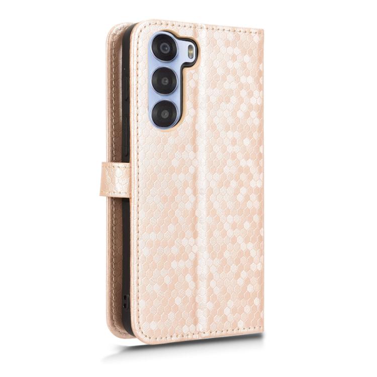 For ZTE Nubia S 5G A403ZT Honeycomb Dot Texture Leather Phone Case