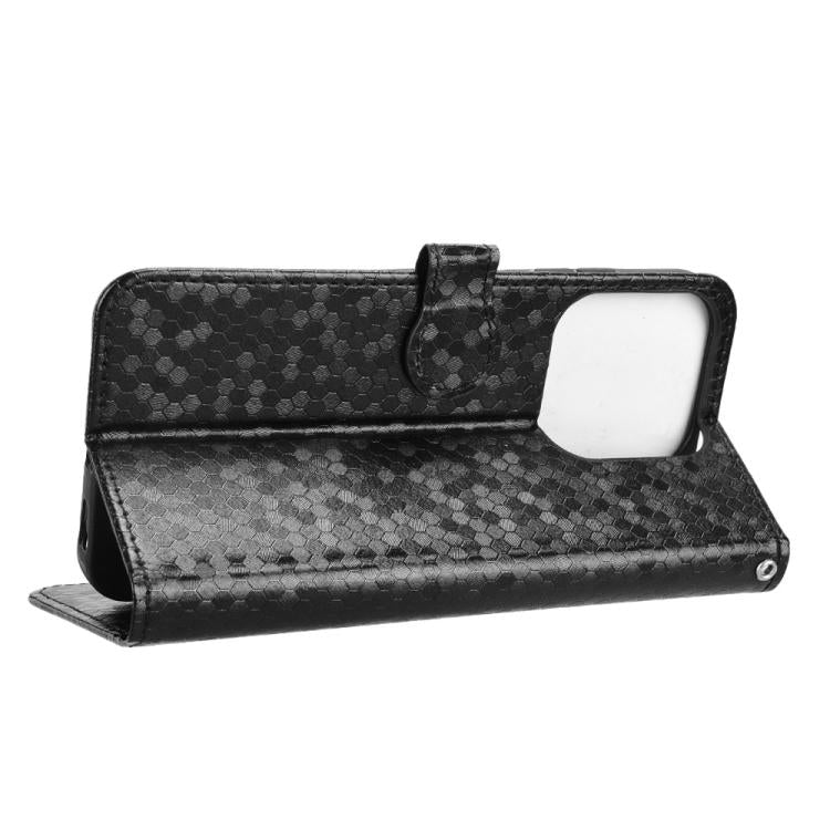 For ZTE Blade V70 Design 4G / V70 Vita Honeycomb Dot Texture Leather Phone Case