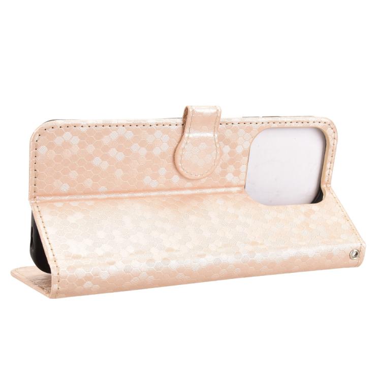 For ZTE Blade V70 Design 4G / V70 Vita Honeycomb Dot Texture Leather Phone Case