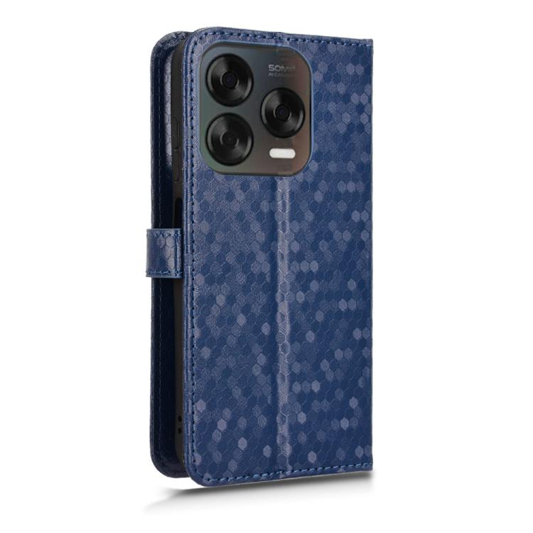 For ZTE Blade V70 Design 4G / V70 Vita Honeycomb Dot Texture Leather Phone Case